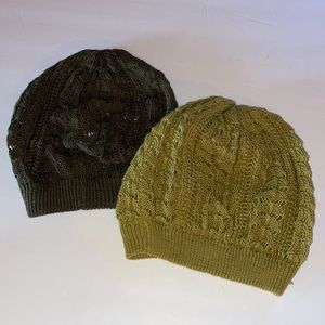 Army Green & Moss Green Beanie